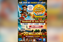 TahitiKDO : une soirée de tirages avec plus de 20 millions de francs de gains