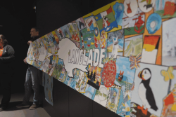 À Miquelon, une fresque géante réalisée par les élèves célèbre le territoire et son identité