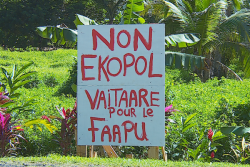 Levée de boucliers à la presqu'île contre le projet Ekopol
