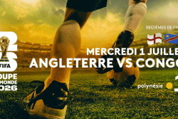 Coupe du monde FIFA™ 2026 - Angleterre vs Congo à vivre sur Polynésie la 1ère
