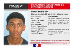 Disparition inquiétante aux Abymes : avez-vous vu Gary Basileu, 13 ans ?