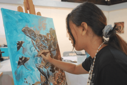 Découvrez et admirez pour la première et dernière fois au fenua le monde tout en couleurs d'Asano