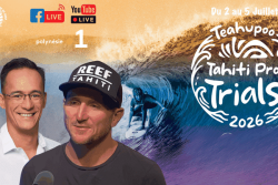 DIRECT. Tahiti Pro Trials Teahupo'o 2026 - Day 2 : la passe de Hava'e reprend dès 8h