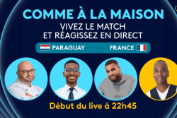 Coupe du Monde 2026 : Vivez le match France - Paraguay "comme à la maison" sur le YouTube Outre-mer La 1ère