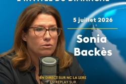 Sonia Backès, présidente de la province Sud, invitée du journal de 19h30