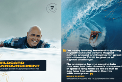 Wildcard légendaire : Kelly Slater de retour à Tahiti