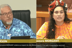 Échange animé à l’assemblée entre Hinamoeura Morgant-Cross et Moetai Brotherson au sujet des reports de crédits rejetés