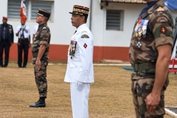 Passation de commandement au RSMA de Mayotte : le colonel Matthieu Toyer succède au colonel Benjamin Soubra