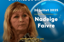 Nadeige Faivre, première vice-présidente de l'Assemblée de la province Nord est l'invitée du journal télévisé de 19h30