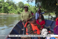 Sur l'Amana, le voyage émouvant des yopoto kali'na pour la restitution de leurs terres par l'État