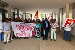 Deuxième jour de grève à la CSSM : les syndicats maintiennent la pression
