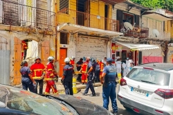 Pointe-à-Pitre : un bâtiment en travaux s'effondre, une personne toujours recherchée