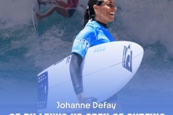 Surf: un podium pour le retour de Johanne Defay
