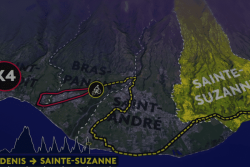 CARTE. Tour cycliste de La Réunion 2026 : 1e étape sur route entre Saint-Denis et Sainte-Suzanne, en passant par Saint-André et Bras-Panon