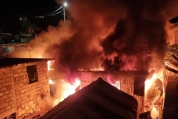 Une case en tôle prend feu à Majicavo Koropa, une femme et ses enfants perdent la vie