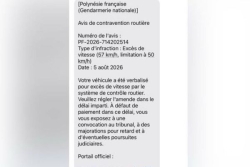 Attention aux faux SMS de contravention
