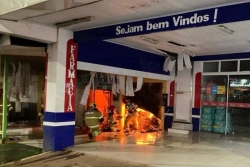 Un incendie à Oiapoque, mobilise plus de 90 pompiers brésiliens et guyanais