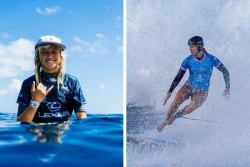 Le rêve s'arrête en quarts pour Kelia Gallina, la surfeuse de 14 ans s'incline face à Anat Lelior
