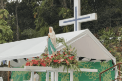 Assomption : les fidèles de Moorea célèbrent la montée au ciel de la Vierge Marie