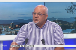 Patrick Robelin, maire de Bourail, est l'invité du journal télévisé ce dimanche 16 août