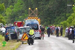 [ MAJ] L'étape 7 du Tour de Guyane reprend après l'accident grave sur la RN1 