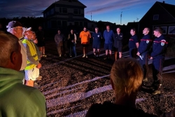 Une course 54 km en pleine nuit entre Langlade et Miquelon pour rendre hommage aux pompiers