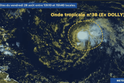 Onde tropicale forte n°38 : une dégradation pluvieuse et orageuse attendue dès samedi en Martinique