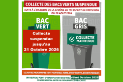 Collecte du bac vert suspendue jusqu'au 21 octobre, l'occasion de revoir sa façon de consommer