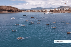 La commune de M'tsangamouji lance son tour de Mayotte en pirogue
