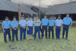 Major Patrick Jacquet, commandant api de la brigade de gendarmerie de Hiva-Oa