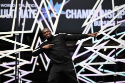 Athlétisme: "l'adrénaline me manque, mais mon temps est passé", estime Usain Bolt, ambassadeur des World Athletics Ultimate Championships