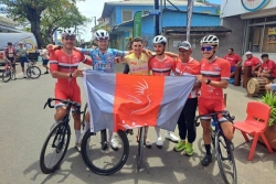 CYCLISME. Des Cagous impériaux sur le Tour Tahiti Nui Raromatai en Polynésie