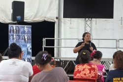 Tournée 'A ara : "On n'est pas à l'abri, ça arrive de partout", la réalité de l'ice en réunion publique à Mataiea