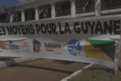 Grève de la fonction publique à Cayenne et Kourou : environ 350 personnes mobilisées