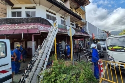 Le bar Taina démantelé