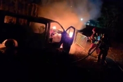 Véhicules incendiés, policiers caillassés et jeunes cagoulés, nuit agitée au Port