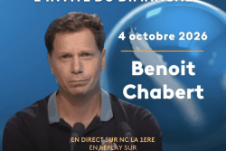 Benoît Chabert, vice-président de la Commission médicale d'établissement du CHN invité du journal télévisé de 19h30
