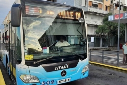 Suite à de nouveaux caillassages de bus, des déviations maintenues sur les lignes du réseau Citalis