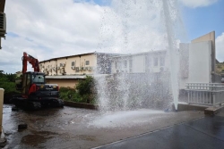 Après la casse d'une canalisation à Kawéni, la remise en eau est perturbée dans plusieurs secteurs