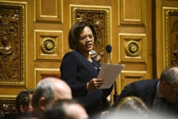 Solanges Nadille, sénatrice de la Guadeloupe, élue vice-présidente du Sénat