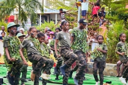 EN IMAGES : ambiance festive pour le carnaval des enfants de Mamoudzou
