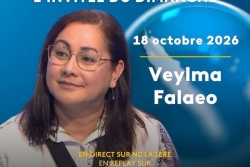 Veylma Falaeo, présidente de la commission permanente du Congrès, invitée du journal télévisé de 19h30