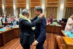 Yvonnick Raffin, nouveau Tāvana de Pira'e