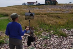 Les œuvres de Raphaële Goineau font rayonner Saint-Pierre-et-Miquelon dans le livre "Bleu Outre-mer"