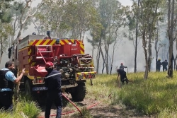 Incendies au Thabor et à Koné : un week-end chargé pour les sapeurs-pompiers sur la Grande Terre