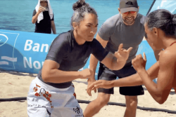 Première compétition de lutte sur sable en Nouvelle-Calédonie : la discipline met tout en œuvre pour gagner du terrain