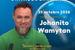 Johanito Wamytan, membre du 19ème gouvernement est l'invité du journal télévisé de Nouvelle-Calédonie la 1ère