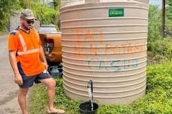 Saint-Joseph : distribution en eau interrompue dans les hauts de la commune, des citernes d'eau non potable mises en place